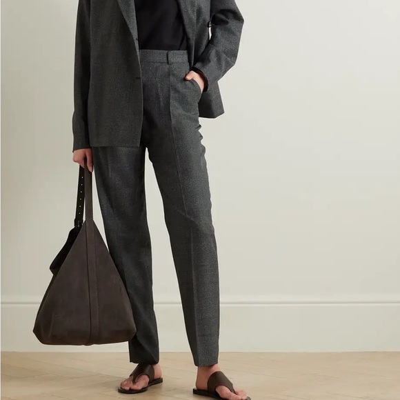 TOTEME Pleated wool-blend straight pants size 32 - Picture 2 of 15